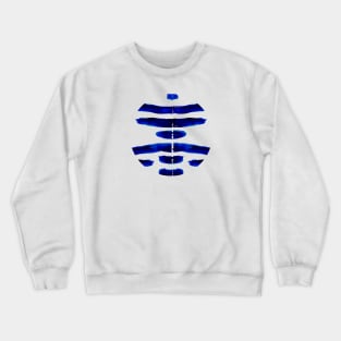 Shibori bridge tie dye watercolor Crewneck Sweatshirt